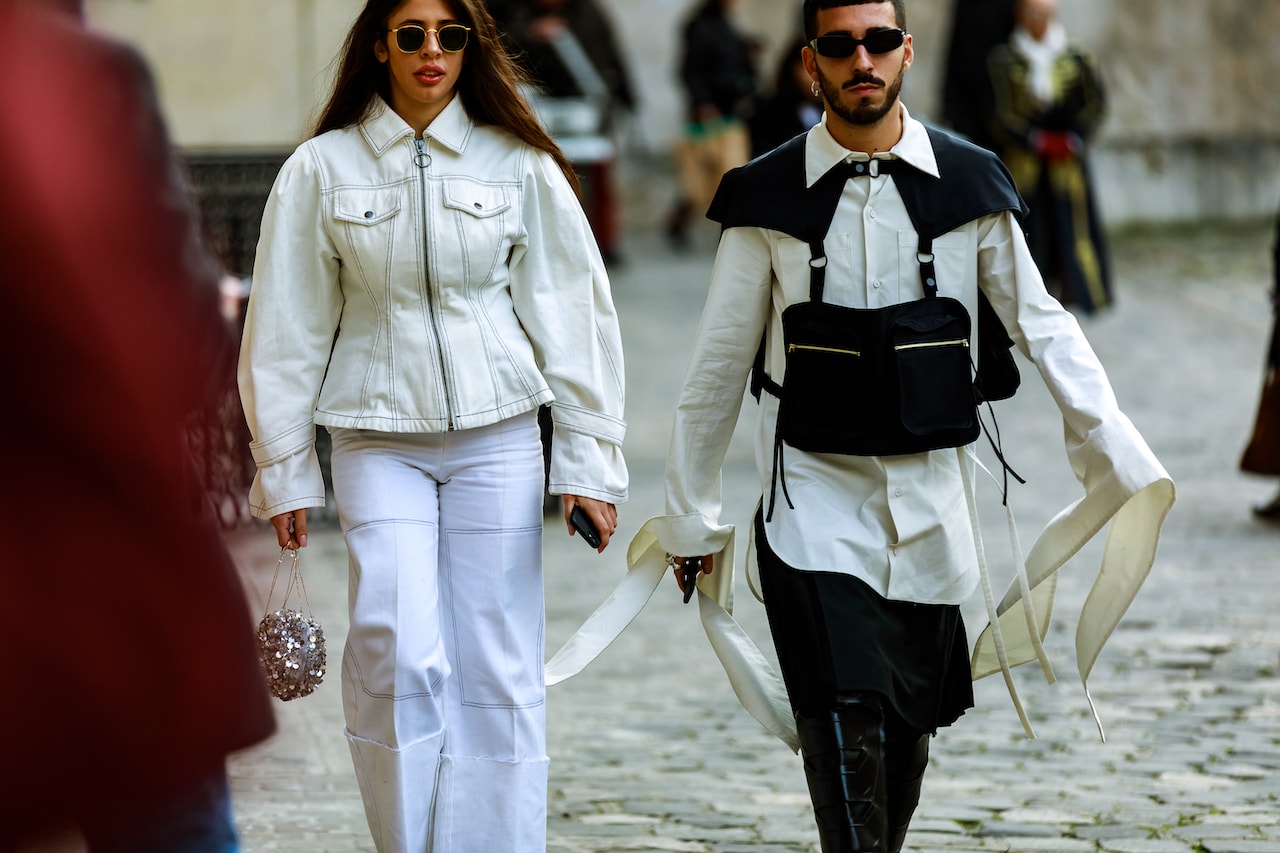 Paris Fashion Week Men's FW19 Streetstyle Snaps Off-White Chanel Heron Preston Jerry Lorenzo Maisie Wiliams Sita Abellan Aleali May