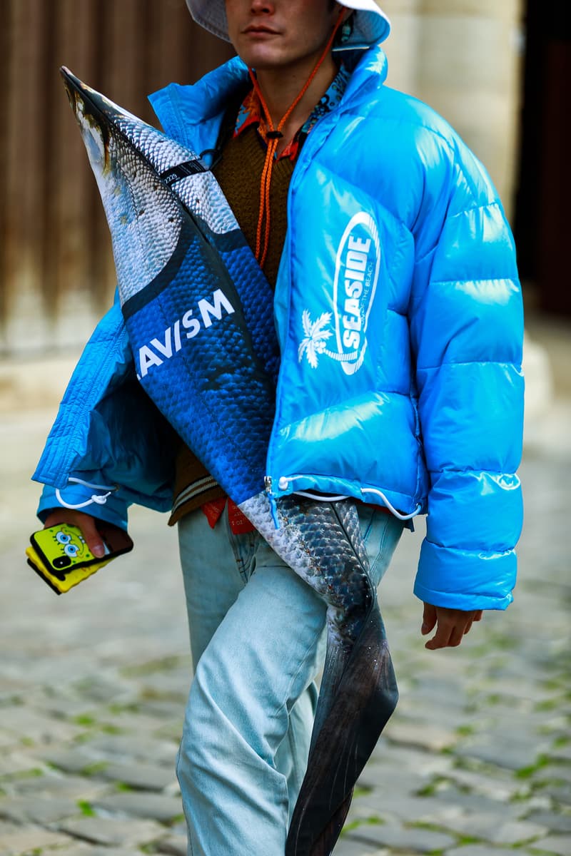 Paris Fashion Week Men's FW19 Streetstyle Snaps Off-White Chanel Heron Preston Jerry Lorenzo Maisie Wiliams Sita Abellan Aleali May