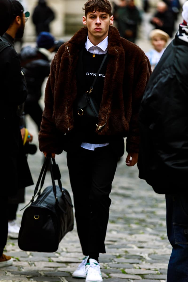 Paris Fashion Week Men's FW19 Streetstyle Snaps Off-White Chanel Heron Preston Jerry Lorenzo Maisie Wiliams Sita Abellan Aleali May