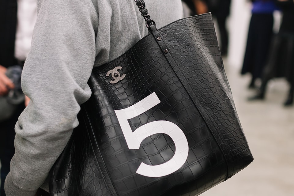 Pharrell Williams X Chanel Croc Leather 5 Bag | Hypebae
