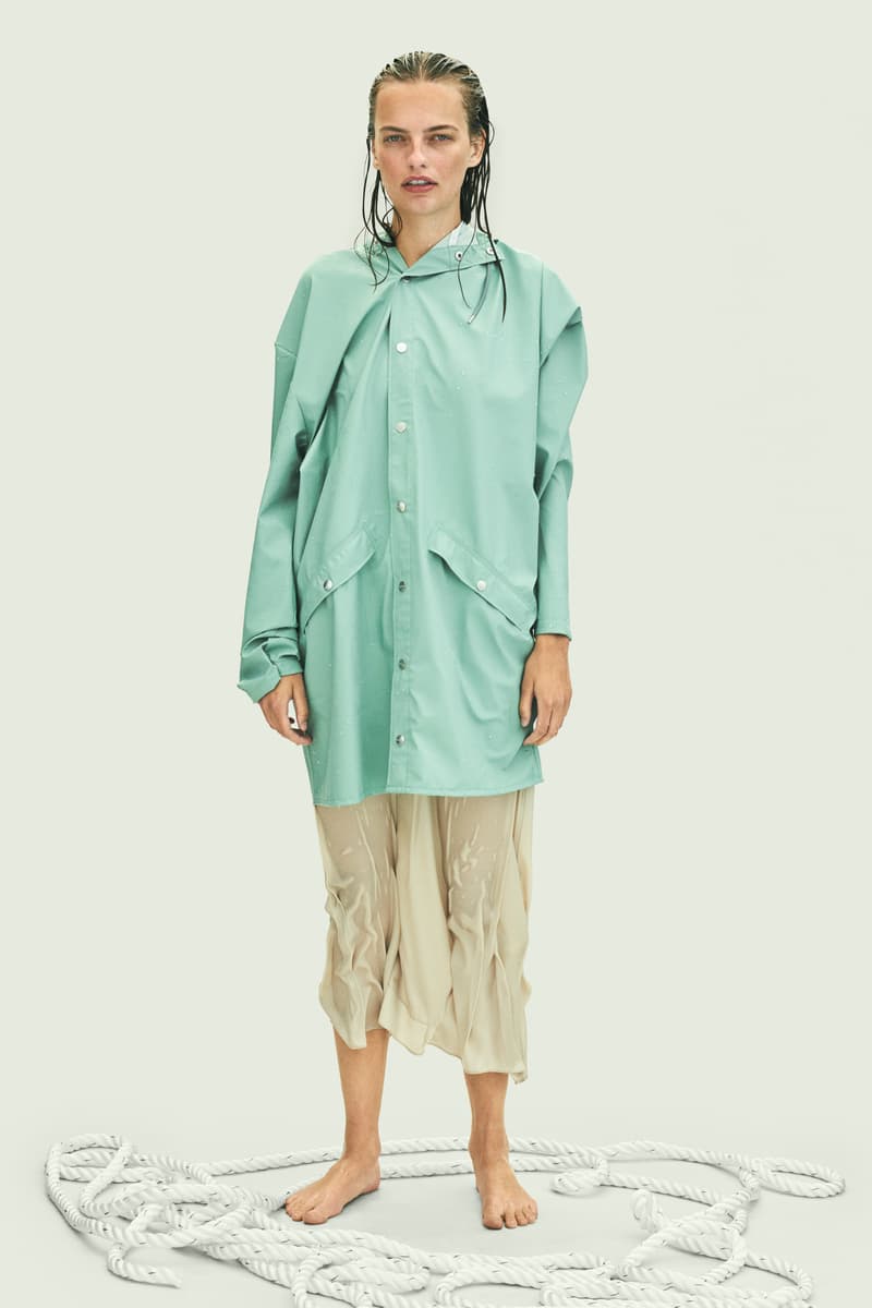 Rains Spring Summer 2019 Campaign Raincoat Blue