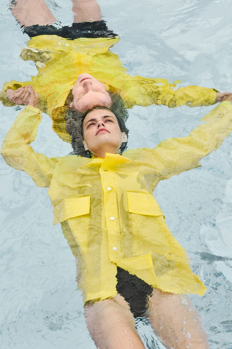 Rains Spring Summer 2019 Campaign Raincoats Yellow