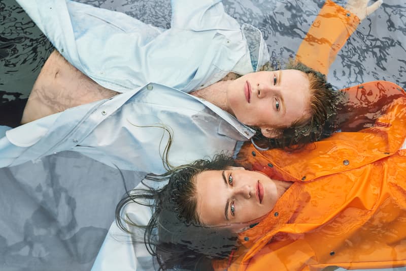 Rains Spring Summer 2019 Campaign Raincoats Blue Orange