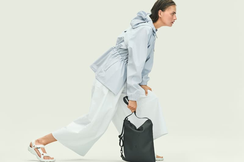 Rains Spring Summer 2019 Campaign Raincoat Blue