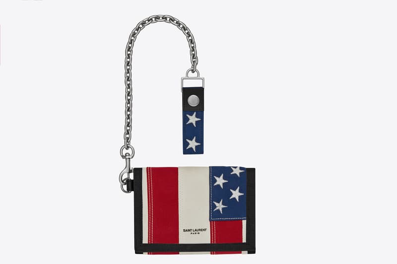 Saint Laurent American Flag Bag Stars Stripes