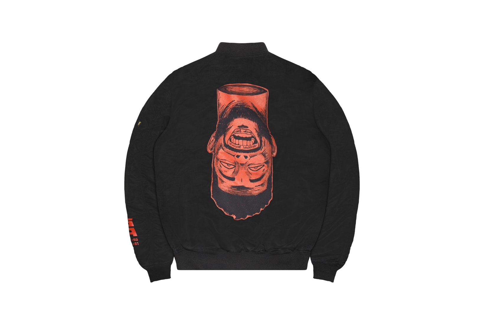 The Weeknd Asia Tour Merch Collection Bomber Jacket Black