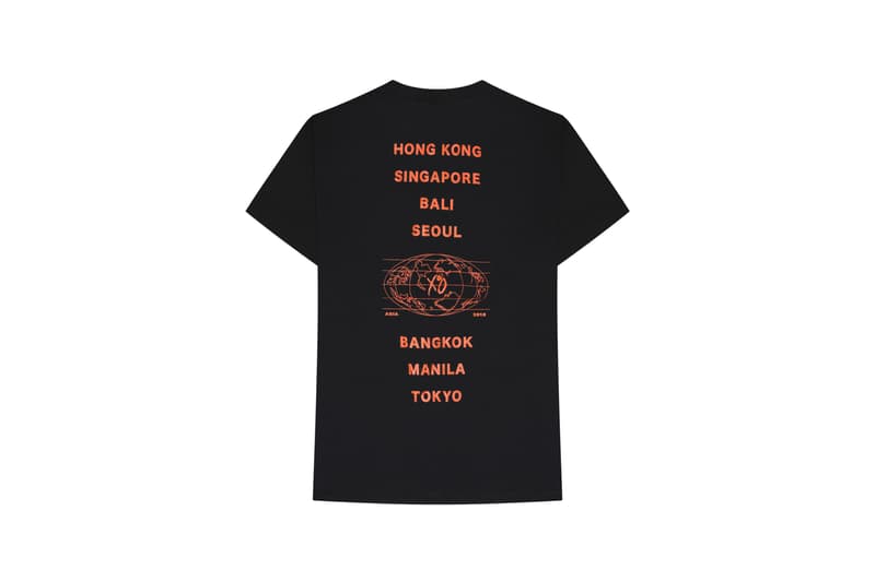 The Weeknd Asia Tour Merch Collection T-shirt Black