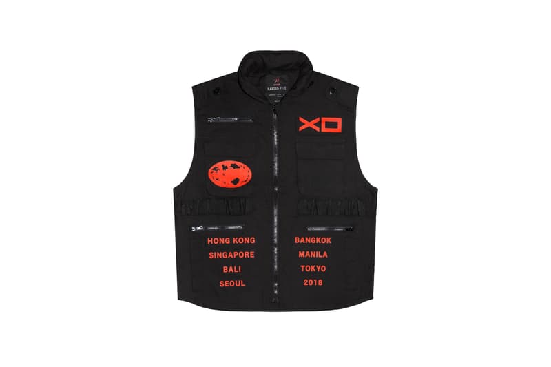 The Weeknd Asia Tour Merch Collection Vest Black