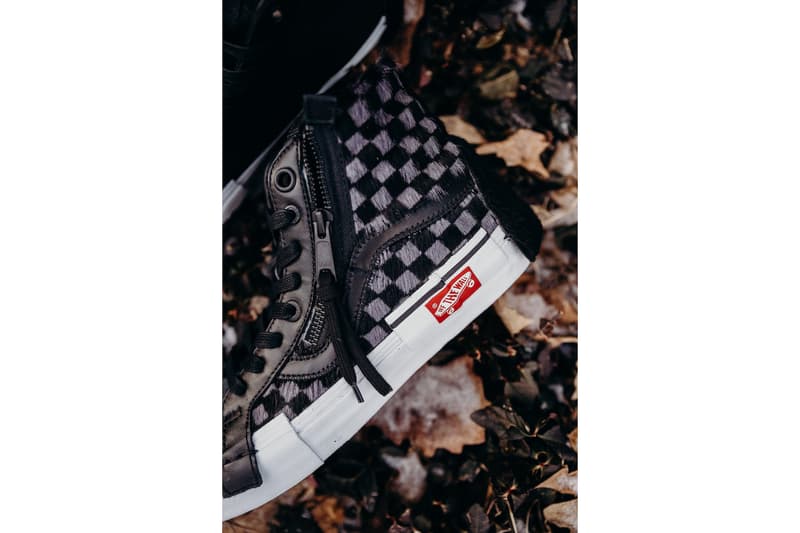 Vans Cut and Paste Pony Hair Pack Print Checkerboard Pattern Graphics Shoe 