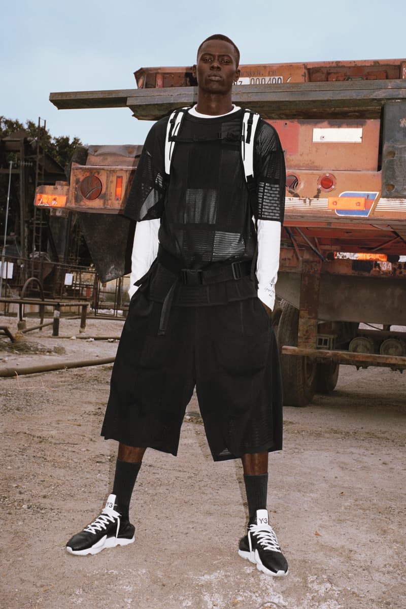 Y-3 Spring Summer 2019 Campaign Shirt Shorts Black