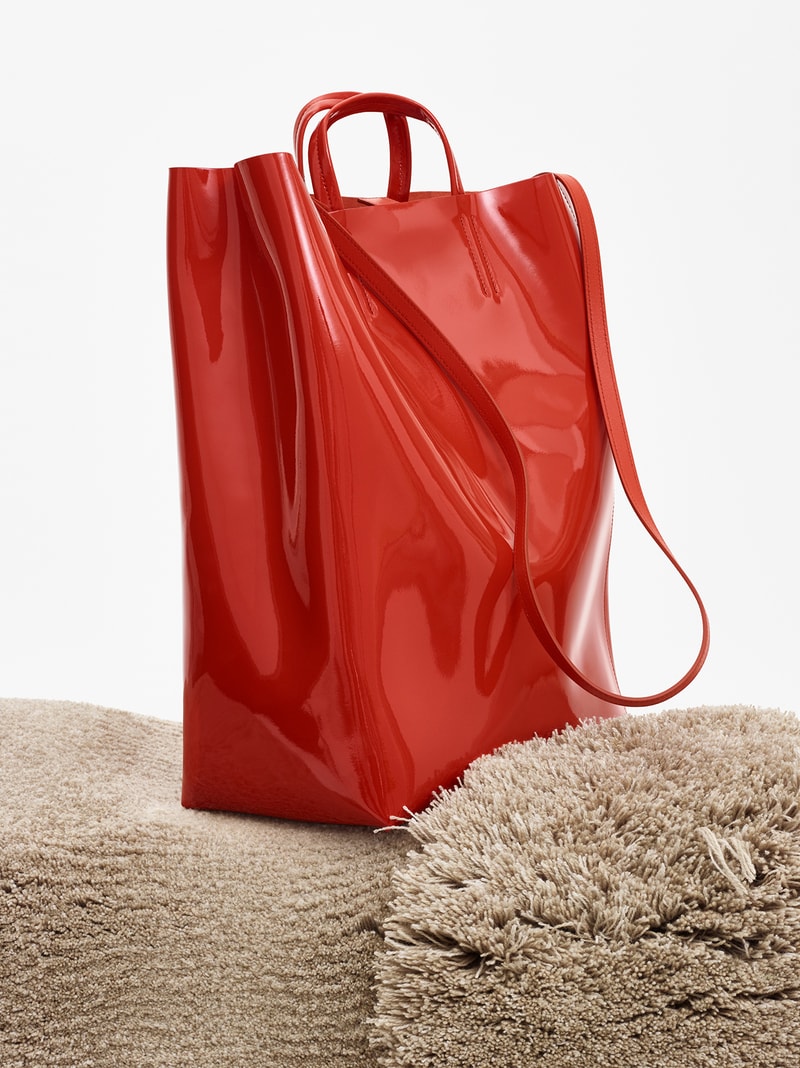 acne studios spring summer 2019 ss19 baker handbag bag red