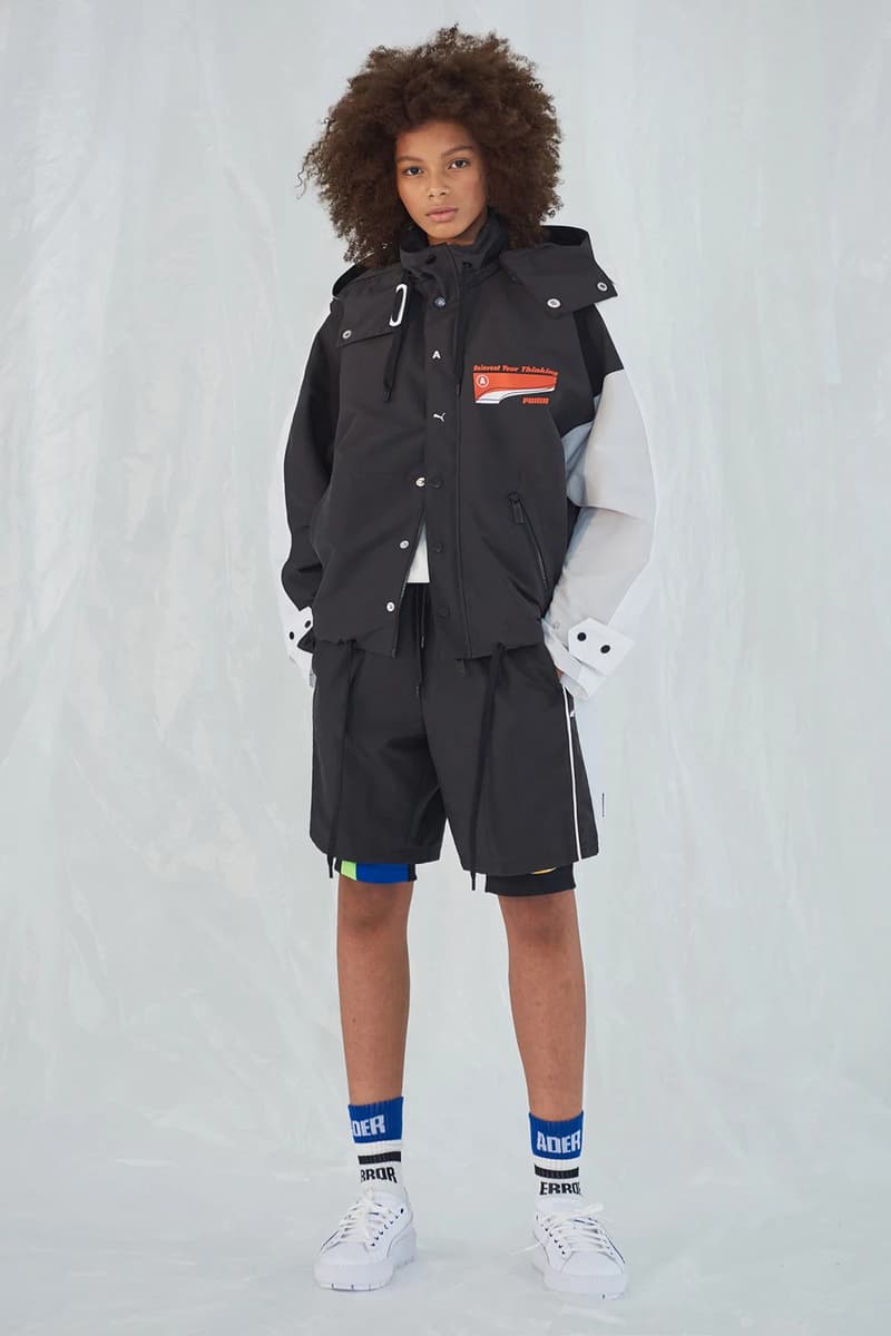 Ader Error x PUMA Spring Summer 2019 Lookbook Jacket Shorts Black