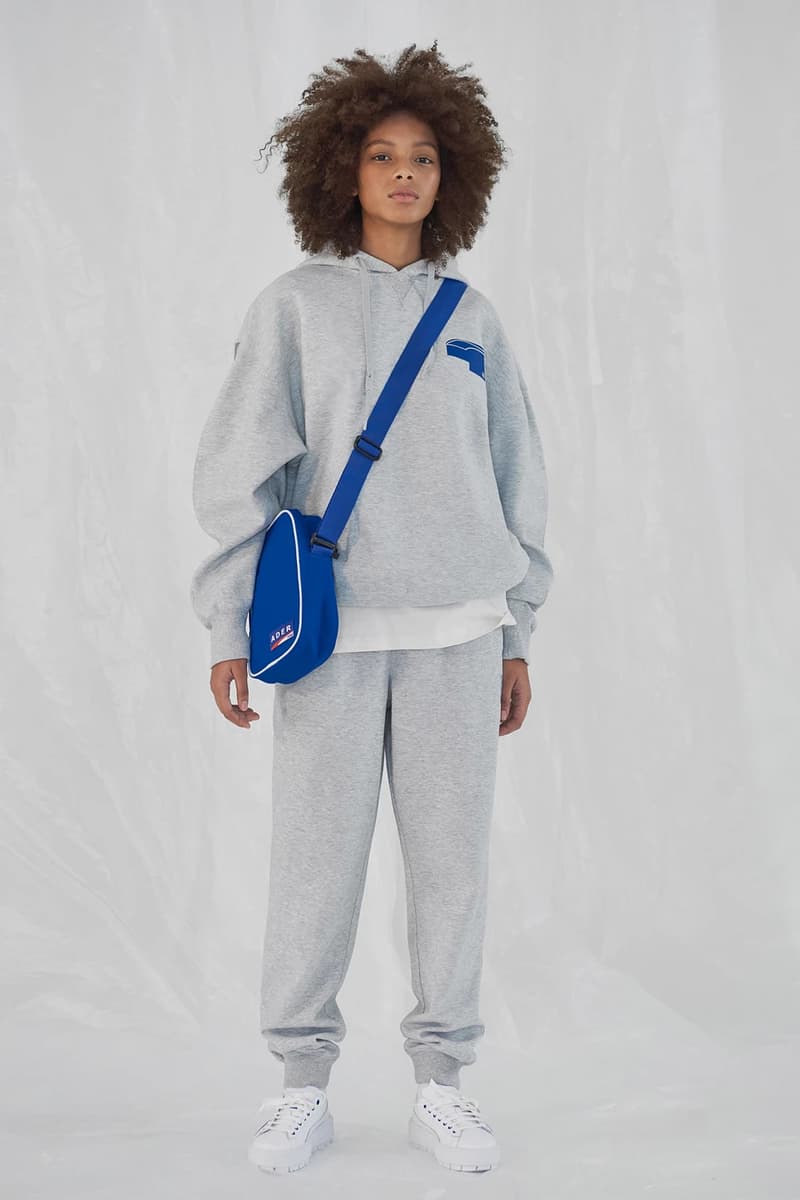 Ader Error x PUMA Spring Summer 2019 Lookbook Sweatshirt Sweatpants Grey