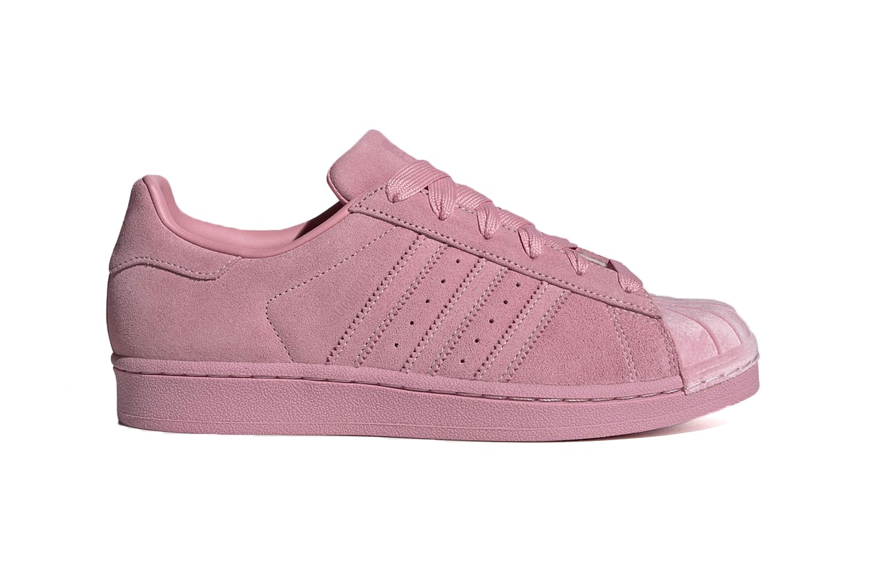 adidas Originals Superstar Velvet Shell Toe Dusky Pink Blue Black Off White