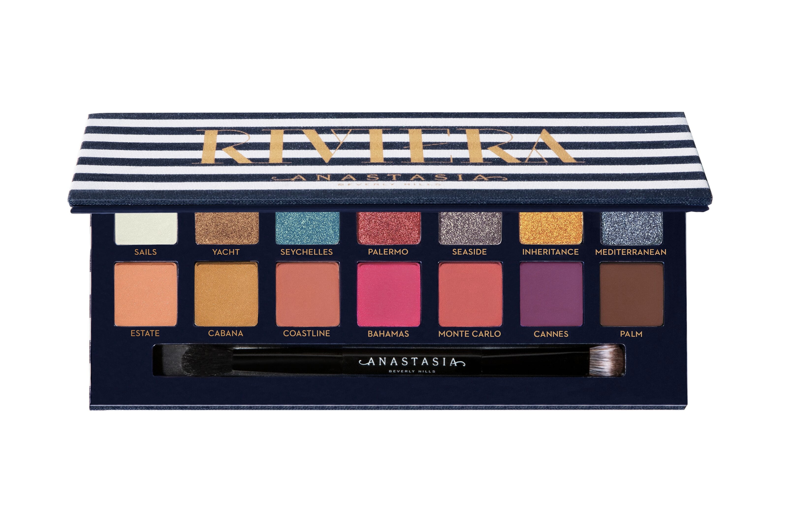 Anastasia Beverly Hills Riviera Eyeshadow Palette Makeup Eye Glam Beauty Shades Release Date