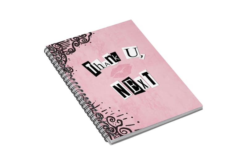 Ariana Grande Merch Drop 2 thank u, next burn book Pink