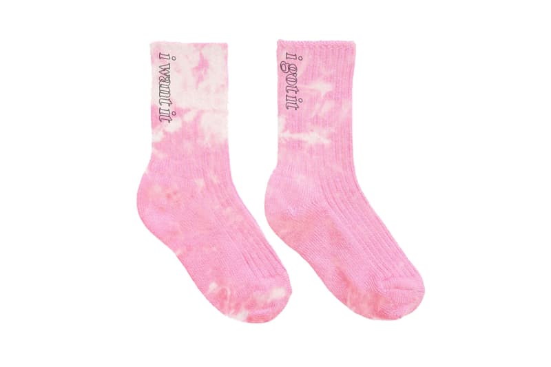 Ariana Grande Merch Drop 2 thank u, next sock pack Pink