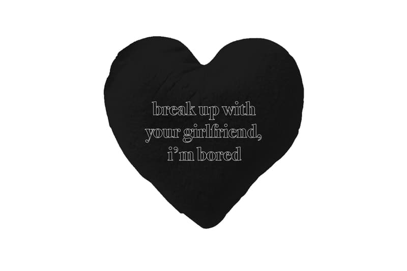 Ariana Grande Merch Drop 2 break up with your gf Pillow Black