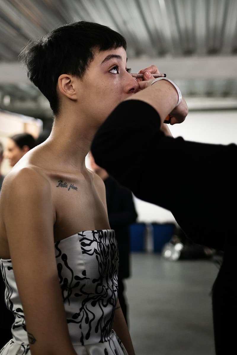 Ashley Williams FW19 London Fashion Week Backstage Jimmy Choo Adwoa Aboah Pixie Geldof Fall Winter 2019 Power Nap