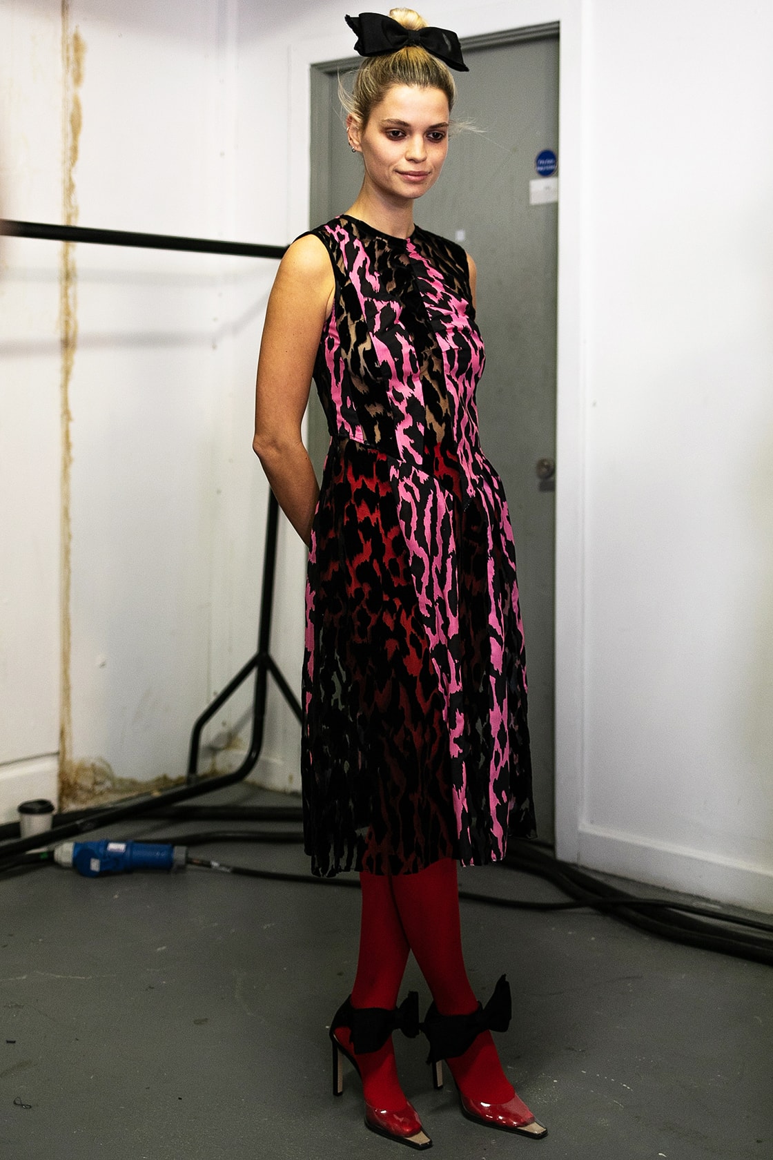Ashley Williams FW19 London Fashion Week Backstage Jimmy Choo Adwoa Aboah Pixie Geldof Fall Winter 2019 Power Nap