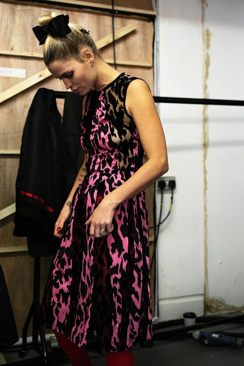 Ashley Williams FW19 London Fashion Week Backstage Jimmy Choo Adwoa Aboah Pixie Geldof Fall Winter 2019 Power Nap