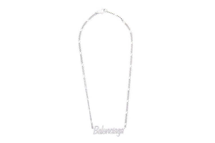 Balenciaga's New Nameplate Necklace Is a Must-Have '90s Accessory