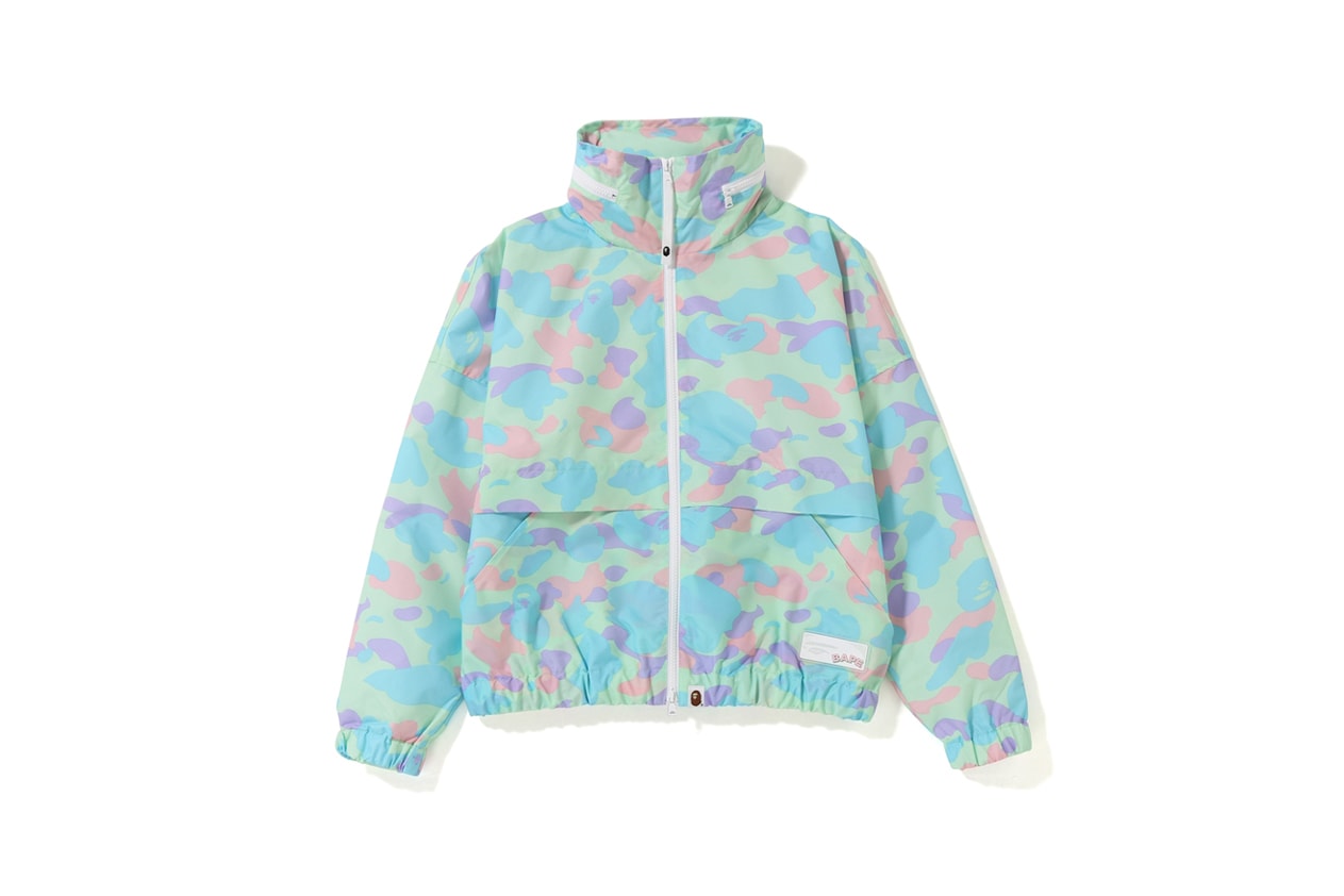 BAPE Pastel Camouflage Collection Jacket Blue Green