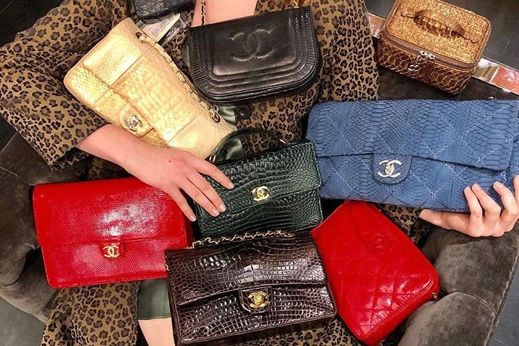 Luxury Vintage Luxury HKMK Printing Handbags Business Small Women