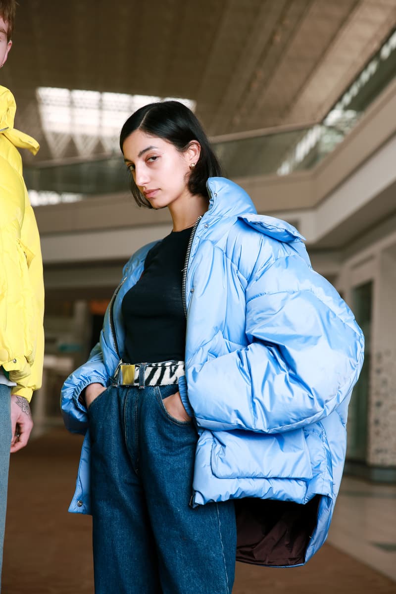 Biannual Fall Winter 2019 Lookbook Coat Blue
