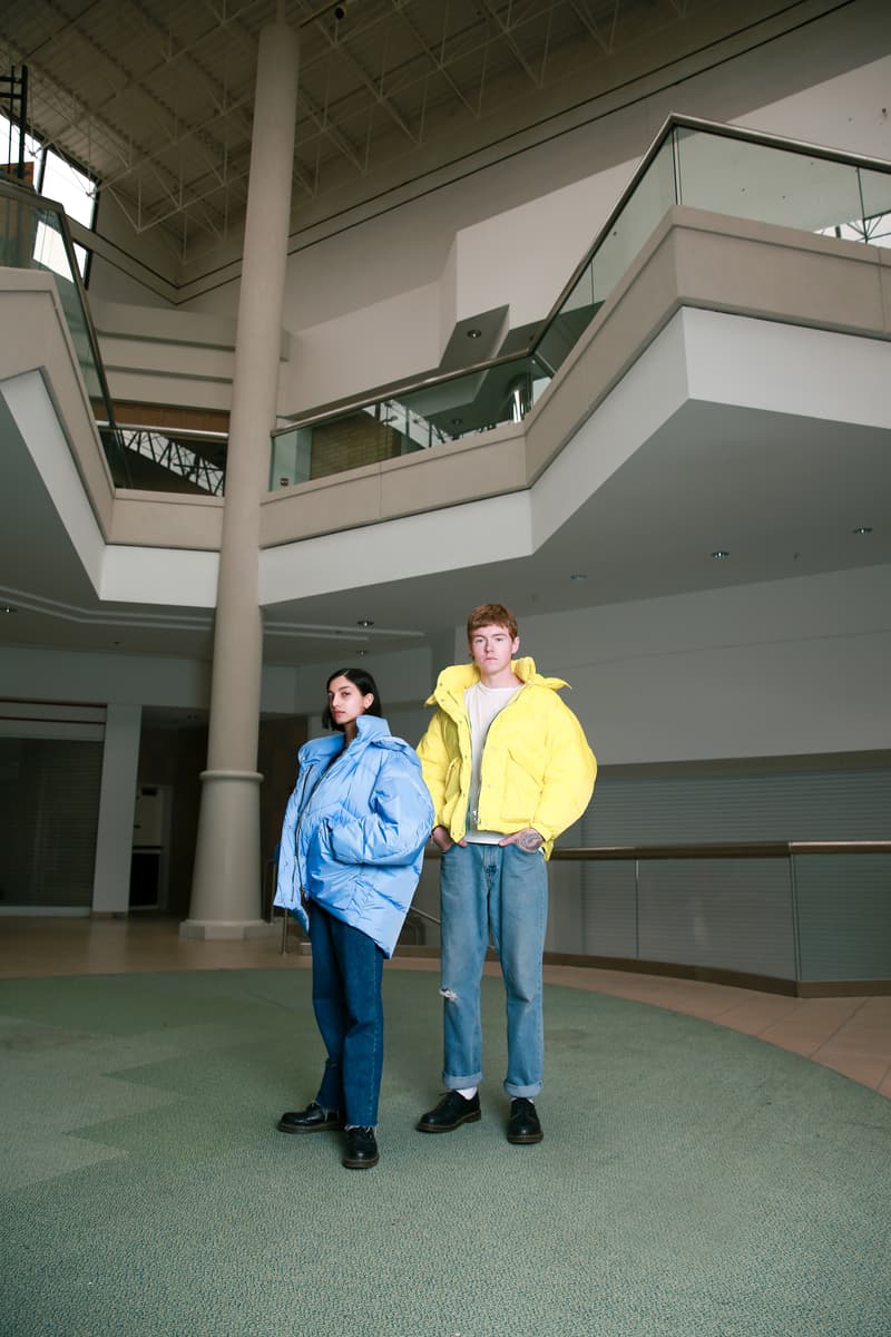 Biannual Fall Winter 2019 Lookbook Coats Blue Yellow