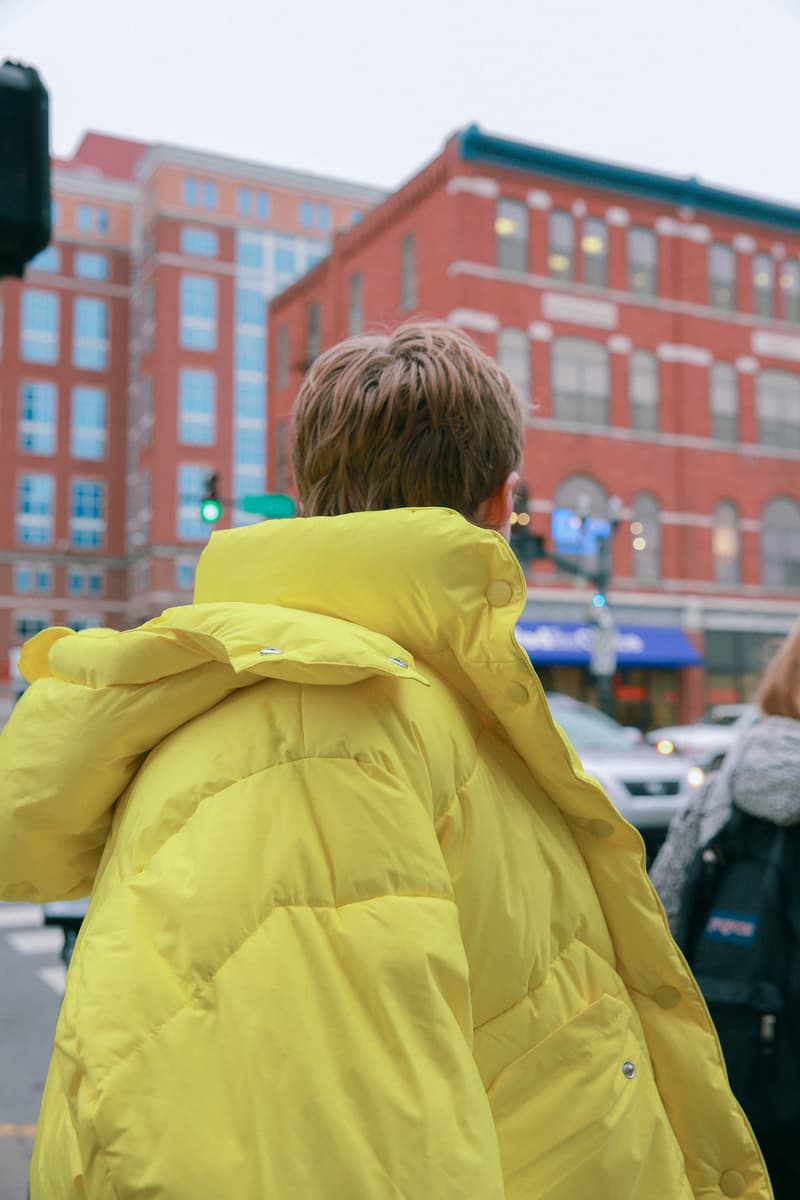 Biannual Fall Winter 2019 Lookbook Coat Yellow