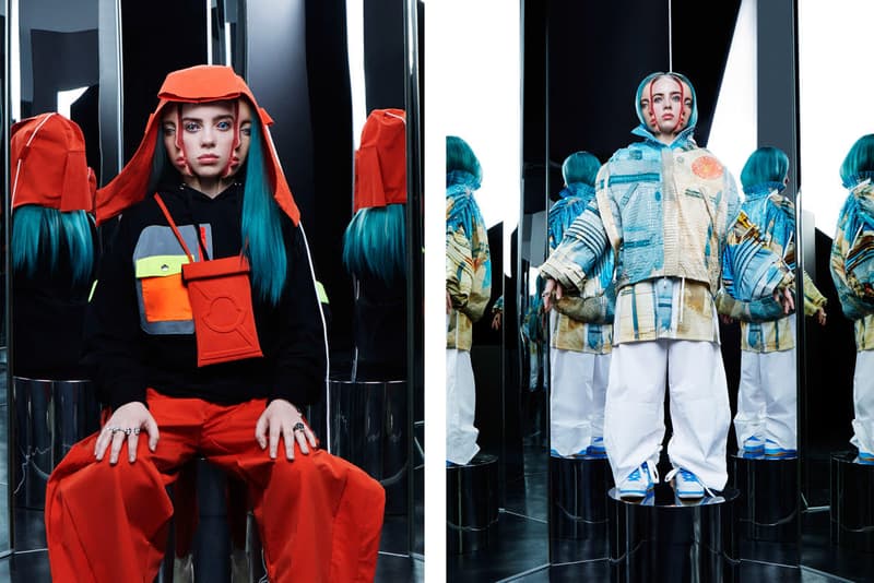 Billie Eilish on the Cover of Garage Magazine Takashi Murakami Art Split Portrait