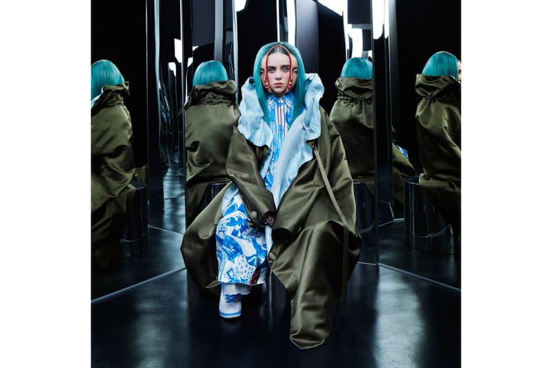 Billie Eilish on the Cover of Garage Magazine Takashi Murakami Art Split Portrait