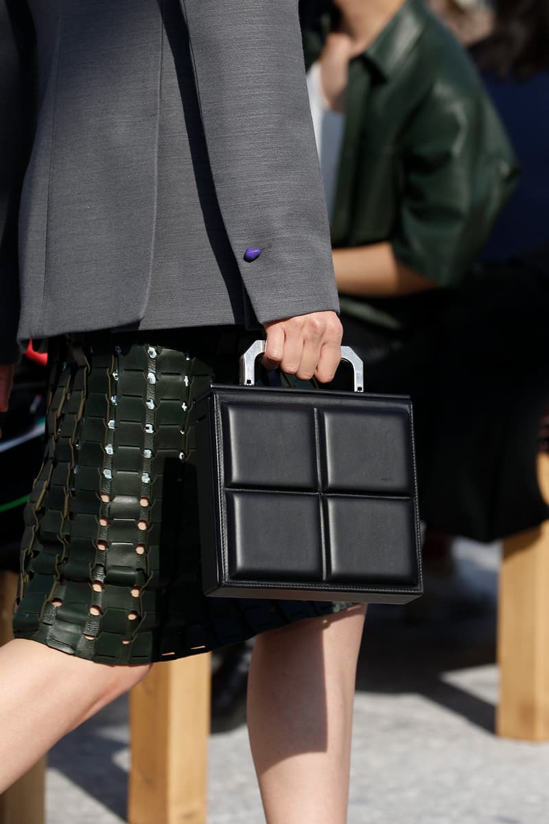Bottega Veneta Milan Fashion Week Fall Winter 2019 FW19 Daniel Lee Debut Runway Show square bag