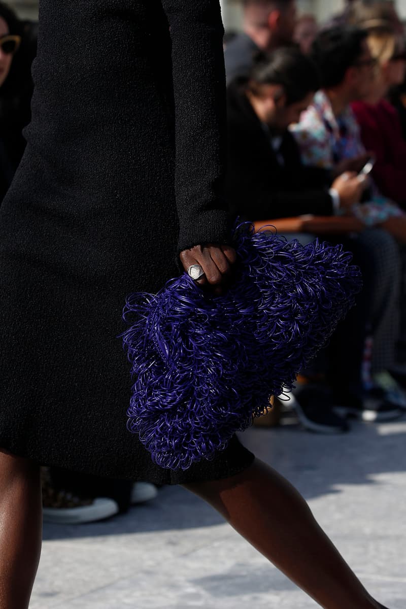 Bottega Veneta Milan Fashion Week Fall Winter 2019 FW19 Daniel Lee Debut Runway Show clutch