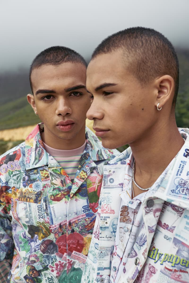Daily Paper Spring Summer 2019 Campaign Graphic Shirts White Red Blue