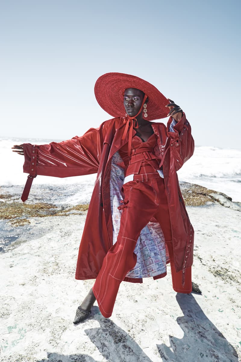 Daily Paper Spring Summer 2019 Campaign Jacket Hat Pants Red