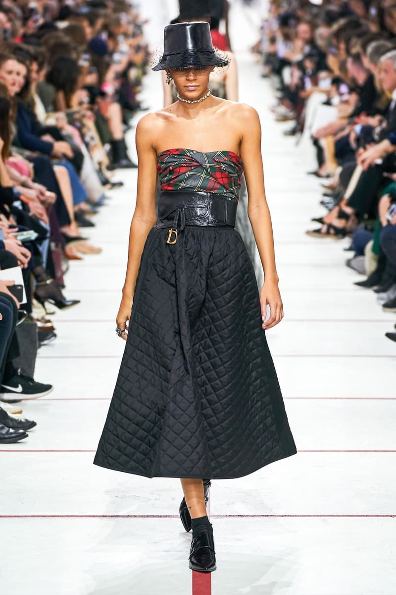 Dior Fall/Winter 2019 Paris Fashion Week Runway Collection Maria Grazia Chiuri Best Looks PFW Fall Winter 2019 FW19 Archive Saddle Bag Yves Saint Laurent Robin Morgan Miss Dior Dress