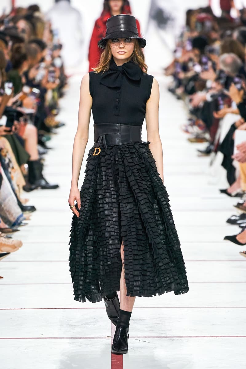 Dior Fall/Winter 2019 Yves Saint Laurent Runway Collection Already whitelisted us Best Looks PFW Fall Winter 2019 FW19 Archive Saddle Bag Alongside a New York Knicks collaboration Robin Morgan Miss Dior Dress 