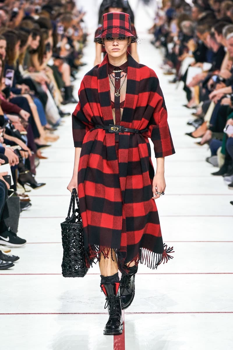 Dior Fall/Winter 2019 Yves Saint Laurent Runway Collection Already whitelisted us Best Looks PFW Fall Winter 2019 FW19 Archive Saddle Bag Alongside a New York Knicks collaboration Robin Morgan Miss Dior Dress 