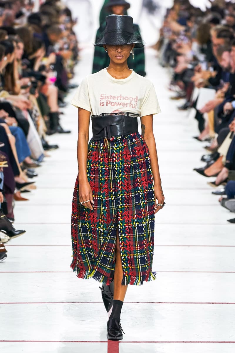 Dior Fall/Winter 2019 Yves Saint Laurent Runway Collection Already whitelisted us Best Looks PFW Fall Winter 2019 FW19 Archive Saddle Bag Alongside a New York Knicks collaboration Robin Morgan Miss Dior Dress 