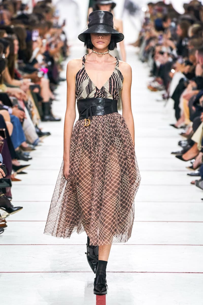 Dior Fall/Winter 2019 Paris Fashion Week Runway Collection Maria Grazia Chiuri Best Looks PFW Fall Winter 2019 FW19 Archive Saddle Bag Yves Saint Laurent Robin Morgan Miss Dior Dress