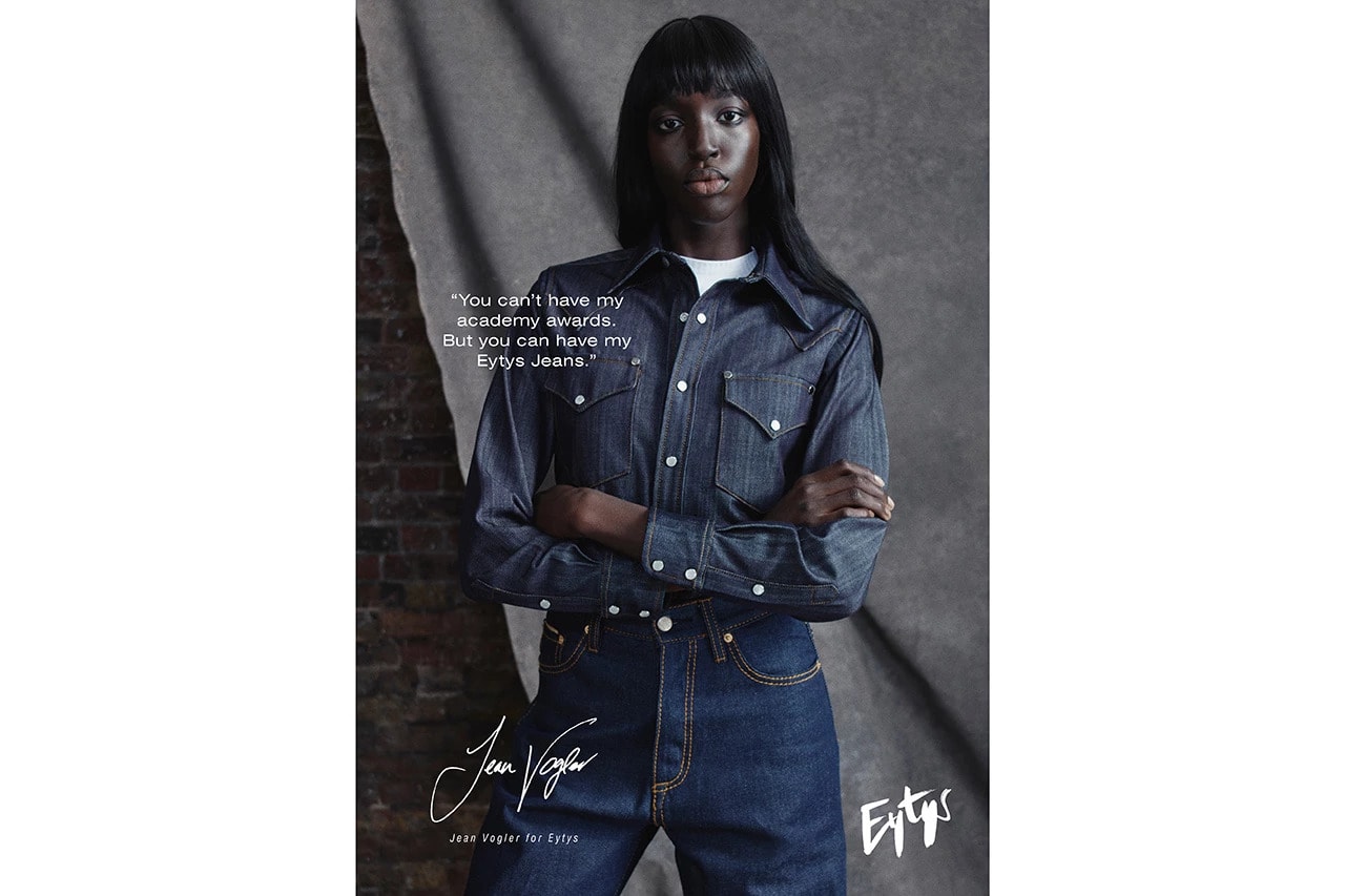 Eytys Spring Summer 2019 Denim Campaign Jeans Top Blue