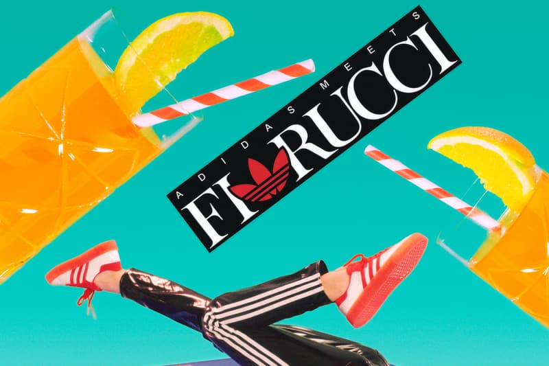 Fiorucci x adidas Originals Collection Vinyl Pants Black Samba Rose Red Pink