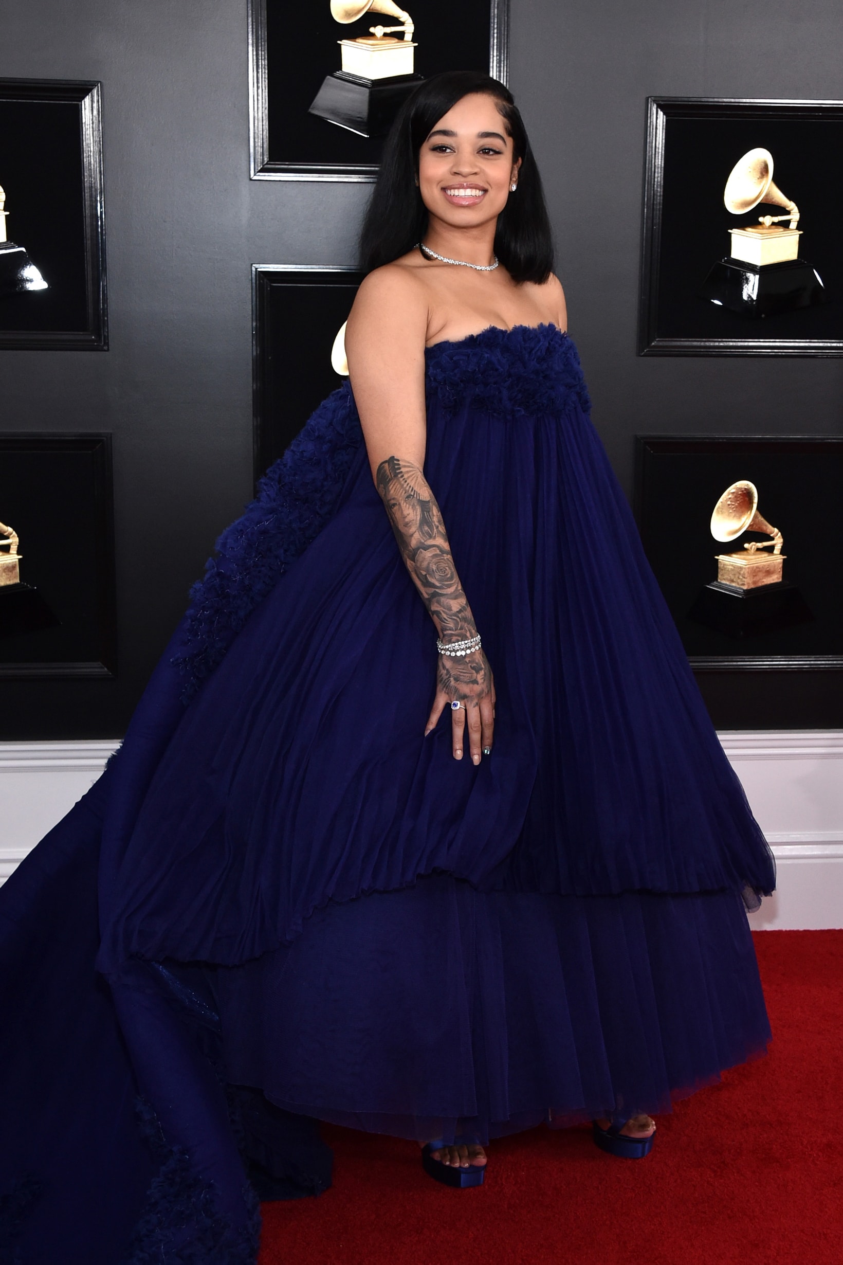 Kylie Jenner Travis Scott 61st Grammy Awards 2019 Red Carpet