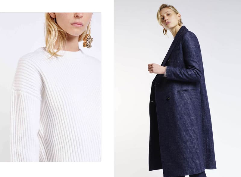 Harmony Paris A Daily Uniform Collection Lookbook Jacket Navy Sweater White