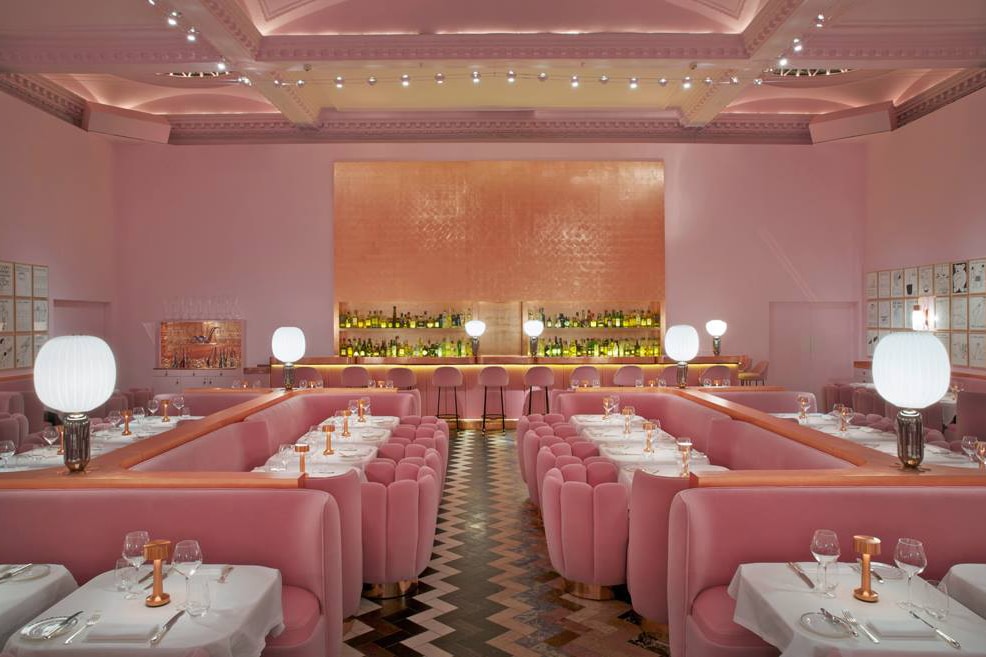 Instagrammable Pink Valentines Day Restaurant Bars East West Central London Mayfair Shoreditch
