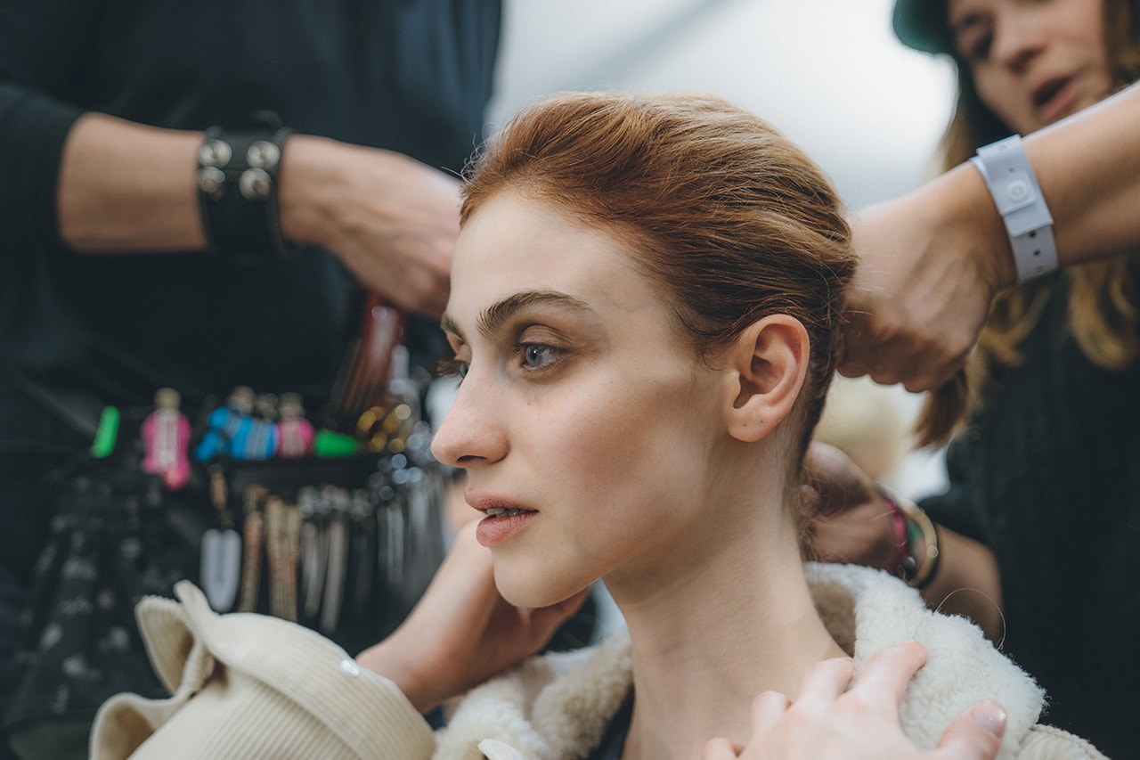 Jil Sander Fall Winter 2019 Runway Show Backstage Milan Fashion Week Beauty Hair makeup