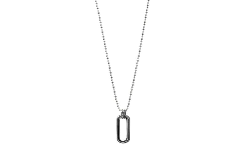 John Elliott x M.A.R.S Jewelry Collection Round Beaded Necklace Silver
