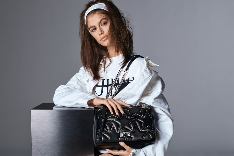 Kaia Gerber Fronts Jimmy Choo's SS19 Campaign Hoodie T-Shirt 